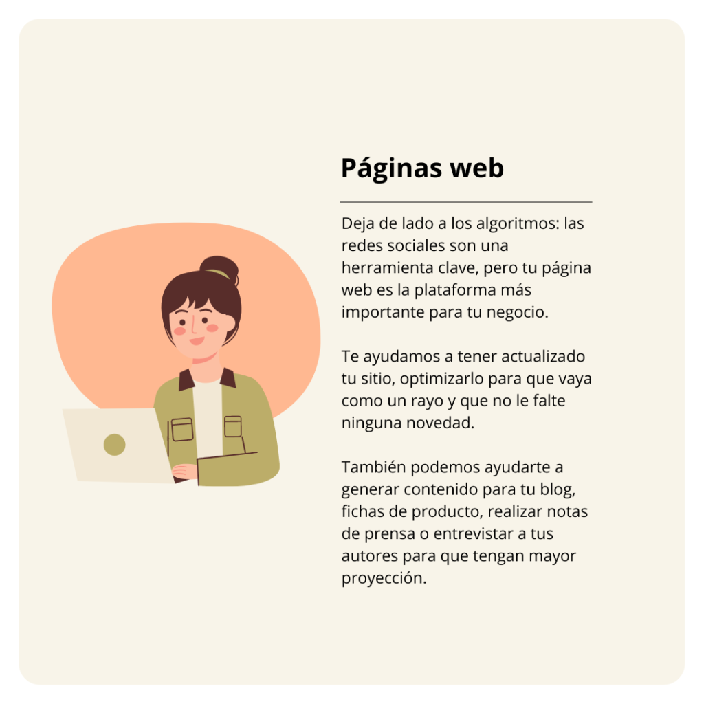 Gestión y mantenimiento de páginas web